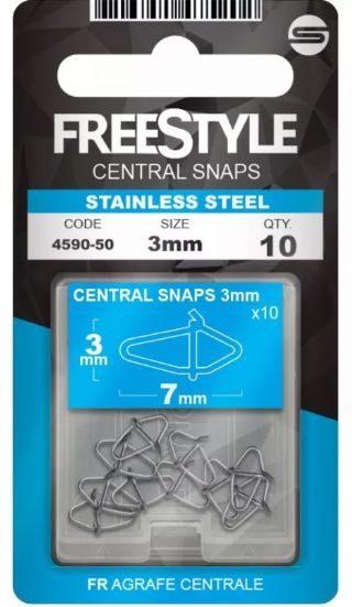 Spro Freestyle Stainless Steel Central Snaps